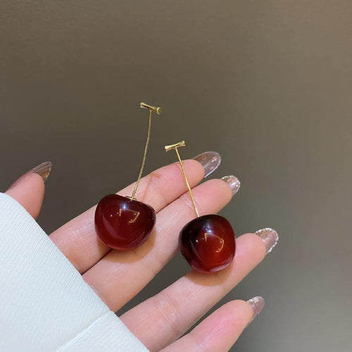Aurevya Cherry Drop Earrings