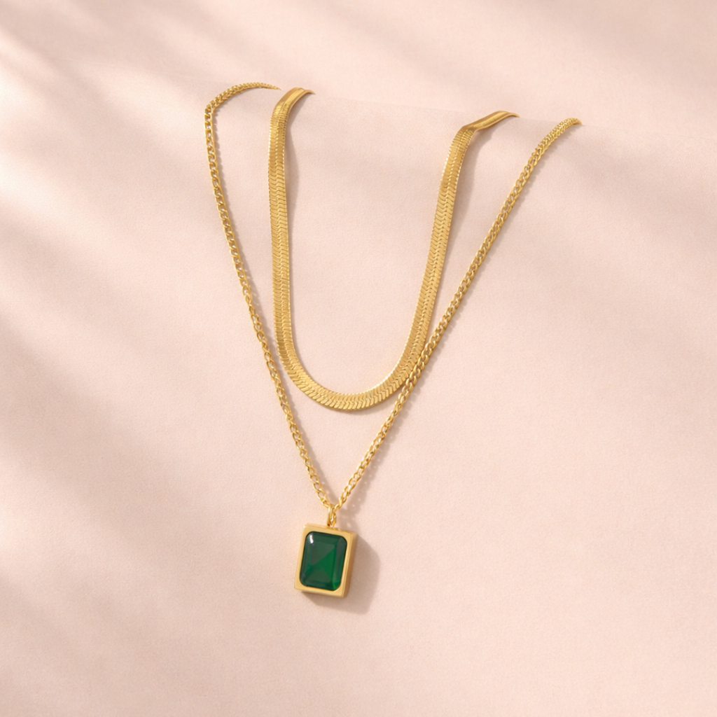 Green Cristal Necklace