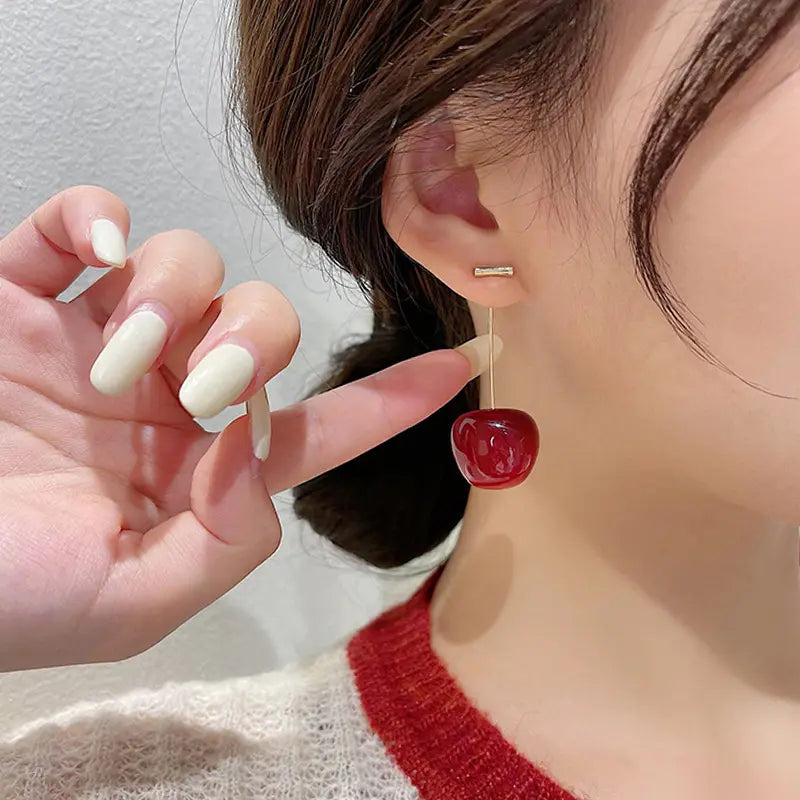 Aurevya Cherry Drop Earrings