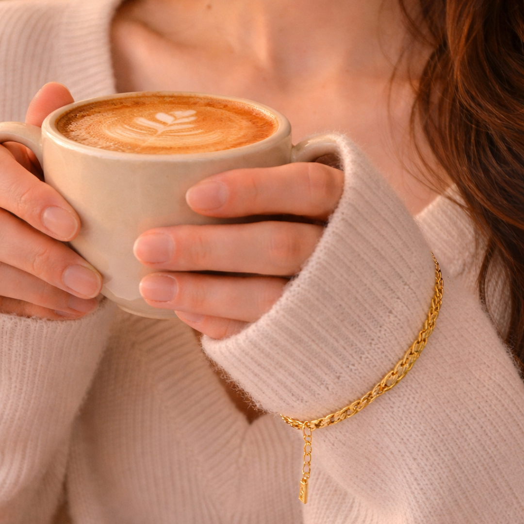 Aurevya Braided Gold Bracelet